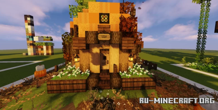 ������� Pumpkin House and Garden ��� Minecraft