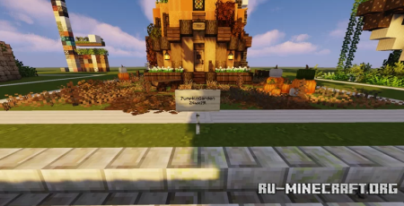 ������� Pumpkin House and Garden ��� Minecraft