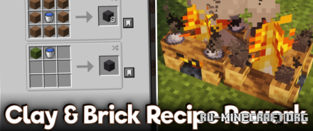  Clay And Brick Recipe Rework  Minecraft 1.20.1