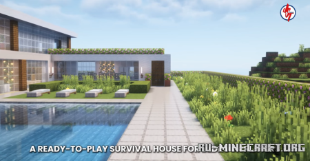 ������� Survival Modern House 85 ��� Minecraft