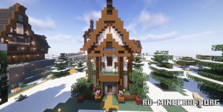  Snow Mountain House 2  Minecraft