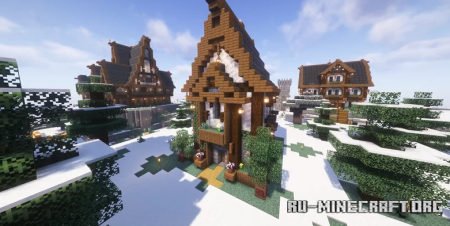 Snow Mountain House 2  Minecraft