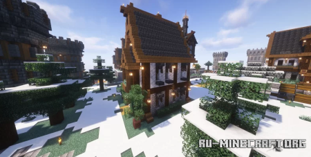 Snow Mountain House 2  Minecraft