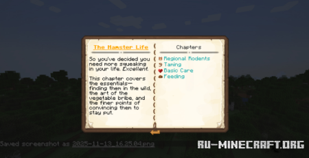 ������� Adorable Hamster Pets ��� Minecraft 1.21.1