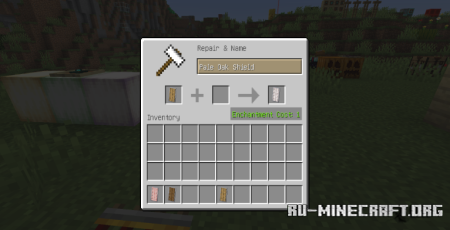  Woodtype Shields  Minecraft 1.21.10