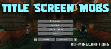  Title Screen Mobs  Minecraft 1.21.4