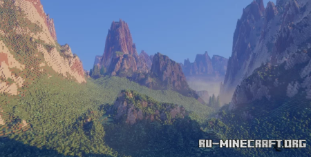 ������� The dolomites 2400 x 2400 survival ��� Minecraft