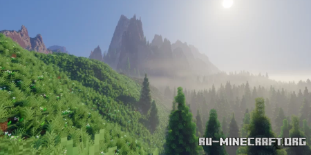 ������� The dolomites 2400 x 2400 survival ��� Minecraft
