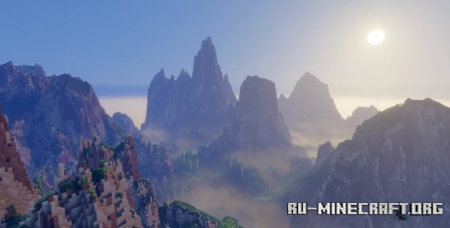 ������� The dolomites 2400 x 2400 survival ��� Minecraft