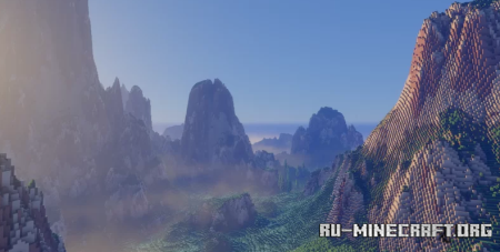 ������� The dolomites 2400 x 2400 survival ��� Minecraft