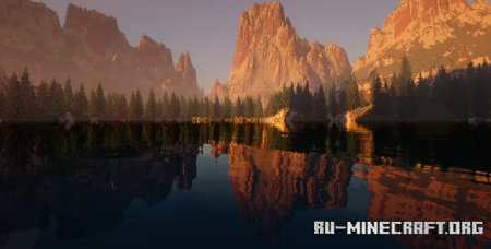 ������� The dolomites 2400 x 2400 survival ��� Minecraft