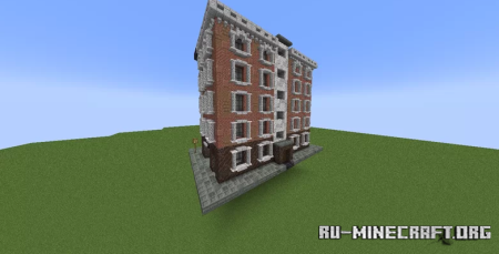  a five-storey building  Minecraft