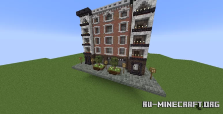  a five-storey building  Minecraft