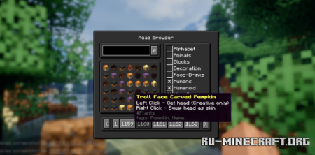  Head Browser  Minecraft 1.21.10