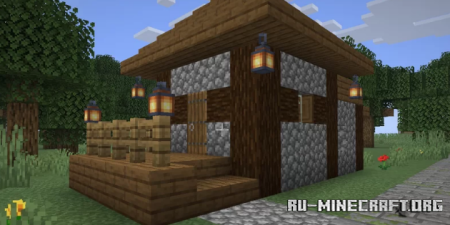  Small Village Classic House (Full Interior)  Minecraft
