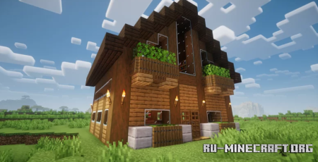  Wooden House 1 by PEL444  Minecraft