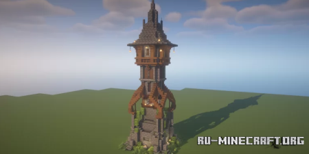  Tall Medieval Watchtower  Minecraft