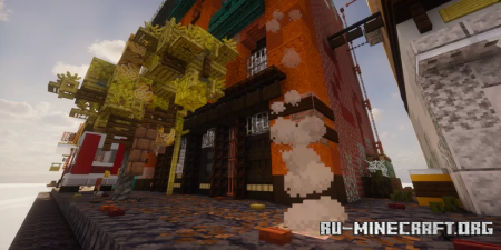  New York street by Mineraf7  Minecraft