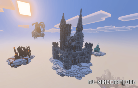  Skyblock Fantasy - New Islands big  Minecraft PE