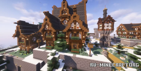  Snow Mountain Public House by DiggerMcGee  Minecraft