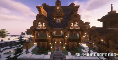  Snow Mountain Public House by DiggerMcGee  Minecraft