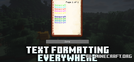  Text Formatting Everywhere  Minecraft 1.21.11