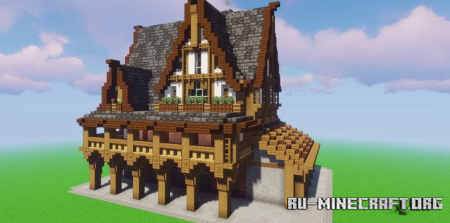  Medieval Travern - Full interior  Minecraft