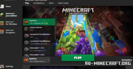  OptiFine HD  Minecraft 1.21.10