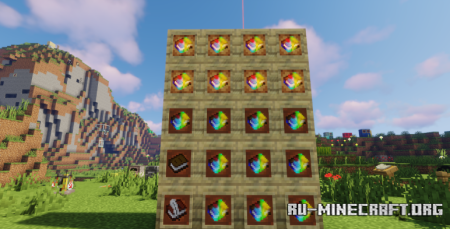 ������� Rainbow Enchantment Glint ��� Minecraft 1.21.10