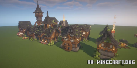������� Medieval Townhouse Pack - 10 Houses ��� Minecraft