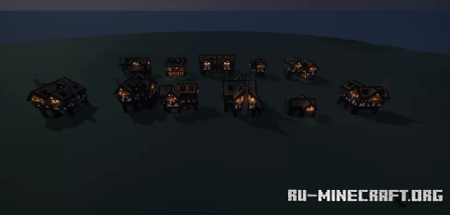 ������� Medieval Village Bundle - 11 Houses Pack ��� Minecraft