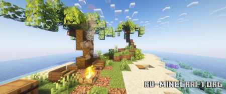 ������� Tropical Island � Small Palm Oasis ��� Minecraft