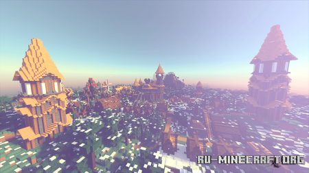 ������� Fantasy Kingdom by Atom44ik ��� Minecraft PE