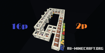������� 16 puzzles 2 players ��� Minecraft