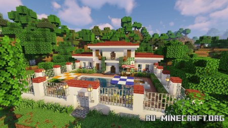 ������� Cosy Mediterranean Villa ��� Minecraft PE