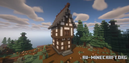 ������� Simple medieval house by Idemevsj ��� Minecraft