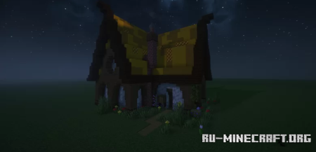 ������� Yellow Lodge, A Simple Medieval Fantasy Home ��� Minecraft
