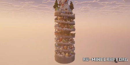 ������� Christmas Parkour - Parkour Spiral Challenge ��� Minecraft
