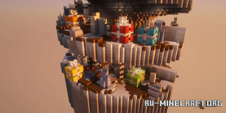 ������� Christmas Parkour - Parkour Spiral Challenge ��� Minecraft