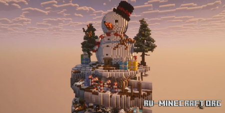 ������� Christmas Parkour - Parkour Spiral Challenge ��� Minecraft