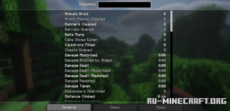 ������� Search Stats ��� Minecraft 1.21.11