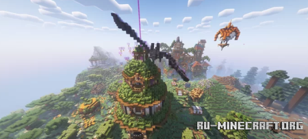 ������� Magic Houses With Dragon ��� Minecraft