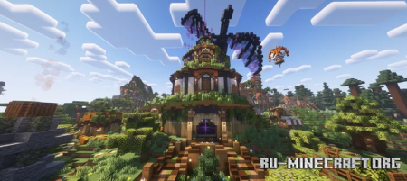 ������� Magic Houses With Dragon ��� Minecraft