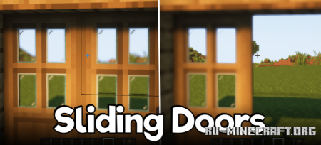 ������� Sliding Doors ��� Minecraft 1.21.8