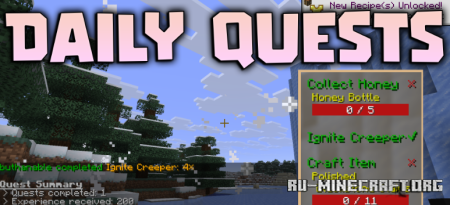������� Daily Quests ��� Minecraft 1.21.11