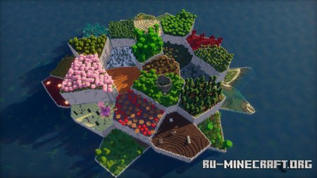 ������� Multi-Biome Survival Island ��� Minecraft PE