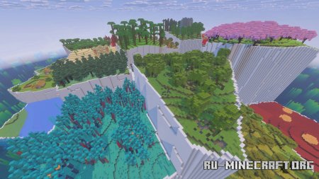 ������� Multi-Biome Survival Island ��� Minecraft PE