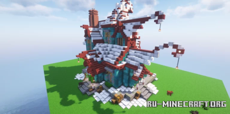 ������� Winter (Cristmass) House ��� Minecraft