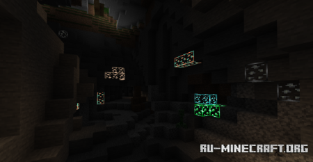 ������� Glowing Ores Borderful Edition ��� Minecraft 1.21.11