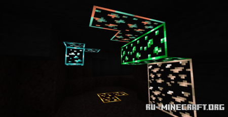 ������� Glowing Ores Borderful Edition ��� Minecraft 1.21.11